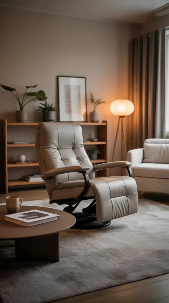 White Recliner Chair