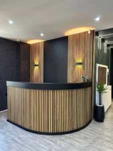 half round reception table